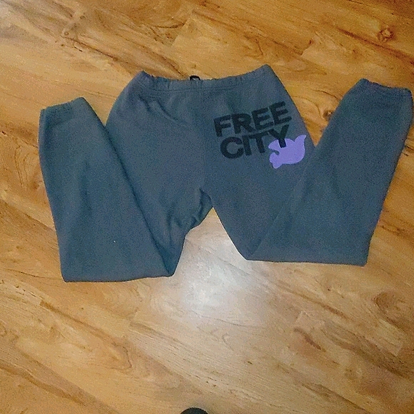 COPY - FREECITYLARGE gry w/ black FREECITY & purp… - Picture 2 of 11